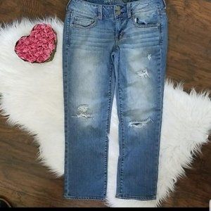 American Eagle artist crop Jeans
